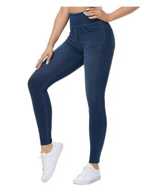 High Waisted Stretchy Jeggings Skinny Jean Leggings Tummy Control